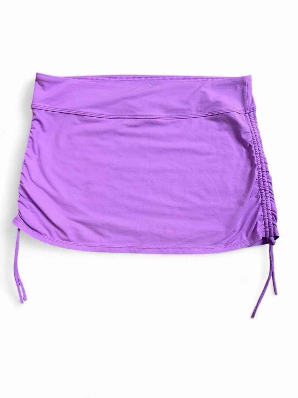 Athleta Lilac Side-Ruched Miniskirt